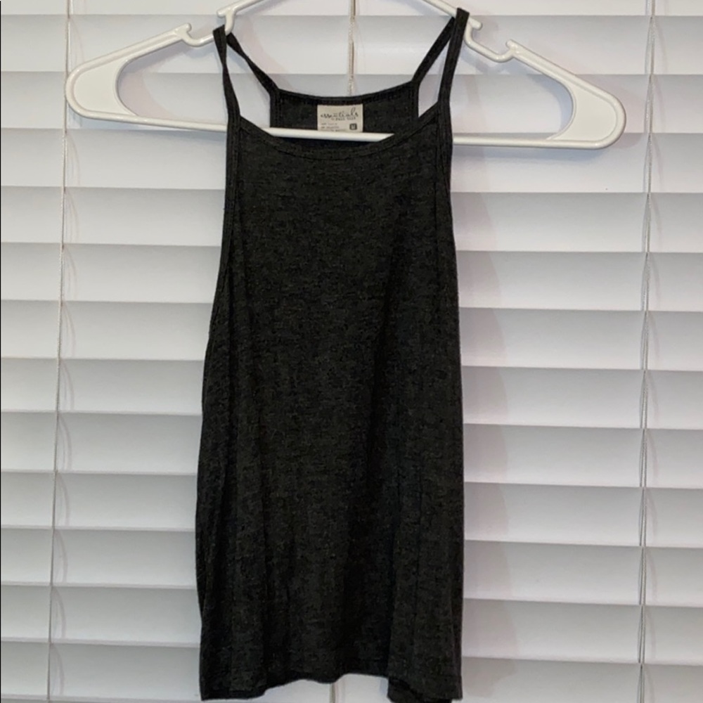 Grey Crop Top